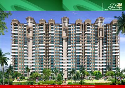Image of 1265 Sq.ft 2.5 BHK Apartment / Flat for sale in SRS Pearl Heights, Sector 87, Faridabad for Rs. 8000000