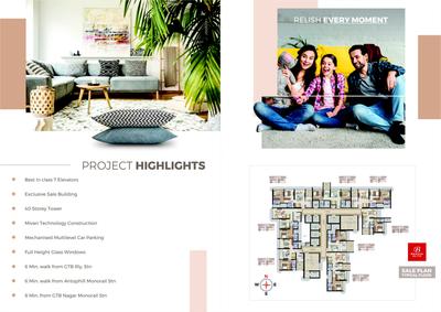 Image of 364 Sq.ft 1 BHK Apartment / Flat for sale in Newlook Bhavya Elite, Antop Hill, Mumbai for Rs. 12500000