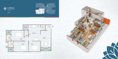 Image of 714 Sq.ft 2 BHK Apartment / Flat for sale in Ratnam Aura, Harni, Vadodara for Rs. 4000000