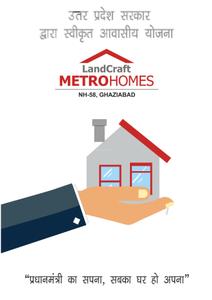 Image of 1150 Sq.ft 3 BHK Apartment / Flat for sale in Landcraft Metrohomes Phase 3, Muradnagar, Ghaziabad for Rs. 6320000