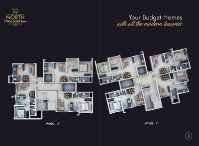 Image of 353 Sq.ft 1 BHK Apartment / Flat for sale in 19 North, Kandivali West, Mumbai for Rs. 10500000