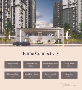 Image of 1745 Sq.ft 3 BHK Apartment / Flat for sale in Vedanth Courtyard, Gottigere, Bengaluru for Rs. 19424097
