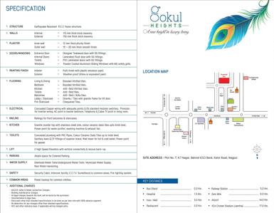Image of 1500 Sq.ft 3 BHK Apartment / Flat for sale in Gokul Heights, KT Nagar, Nagpur for Rs. 7199000
