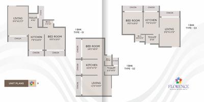 Image of 655 Sq.ft 1 BHK Apartment / Flat for sale in Villa Bhaveshwar Phase I, Kamothe, Navi Mumbai for Rs. 7000000