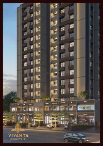 Image of 1750 Sq.ft 3 BHK Apartment / Flat for sale in Vivanta Heights II, Bhadaj, Ahmedabad for Rs. 9800000