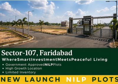 Image of 1287 Sq.ft Residential Plot / Land for sale in HHC 107th Avenue, Sector 107, Faridabad for Rs. 9152000