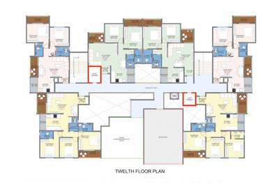 Image of 1012 Sq.ft 2 BHK Apartment / Flat for sale in Moraya Majestic, Moshi, Pune for Rs. 6850000