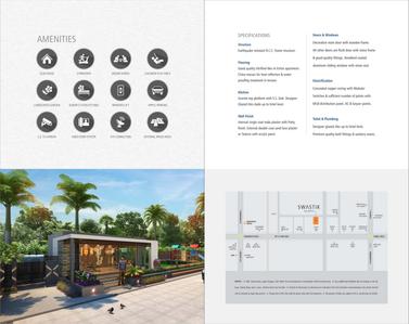Image of 1485 Sq.ft 3 BHK Apartment / Flat for sale in Swastik Heights, Zundal, Ahmedabad for Rs. 6600000