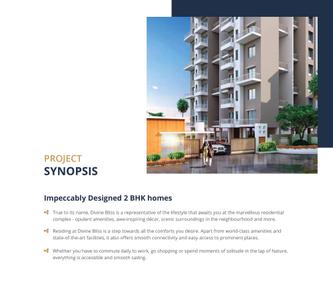 Image of 745 Sq.ft 2 BHK Apartment / Flat for sale in Divine Bliss, Punawale, Pune for Rs. 5500000