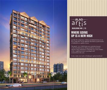 Image of 683 Sq.ft 2 BHK Apartment / Flat for sale in Alag Artis, Ghatkopar East, Mumbai for Rs. 15000000