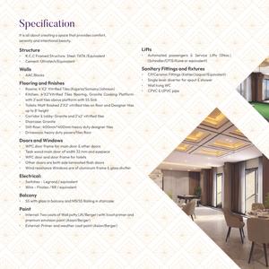 Image of 1893 Sq.ft 3 BHK Apartment / Flat for sale in Lifestyle Galaxia, Chandrasekharpur, Bhubaneswar for Rs. 18900000