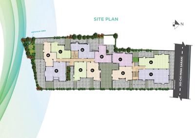 Image of 710 Sq.ft 2 BHK Apartment / Flat for sale in Govind Sangitaa Darshan Tower, Sarsuna, Kolkata for Rs. 2850000