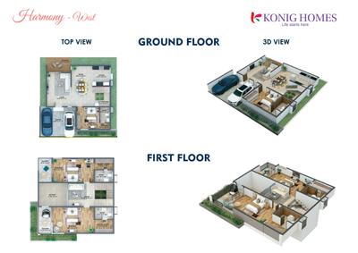 Image of 3200 Sq.ft 4 BHK Villa for sale in Konig Fortune County, Lagumenahalli, Bengaluru for Rs. 33264000