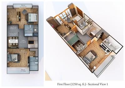 Image of 1200 Sq.ft 3 BHK Apartment / Flat for sale in Titania Residency, Phi IV, Greater Noida for Rs. 7800000