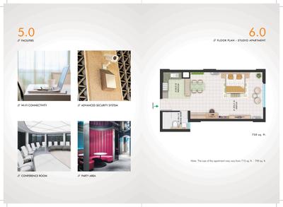 Image of 820 Sq.ft 1 RK Studio for sale in Central Park The Room, Sector 48, Gurgaon for Rs. 19500000