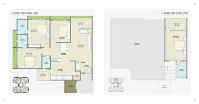 Image of 1850 Sq.ft 3 BHK Apartment / Flat for sale in Popular Paradise, Gota, Ahmedabad for Rs. 7200000