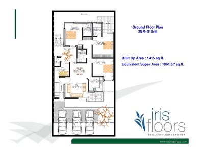 Image of 1850 Sq.ft 3 BHK Builder Floor for sale in Vatika Iris Floors, Sector 82, Gurgaon for Rs. 13000000