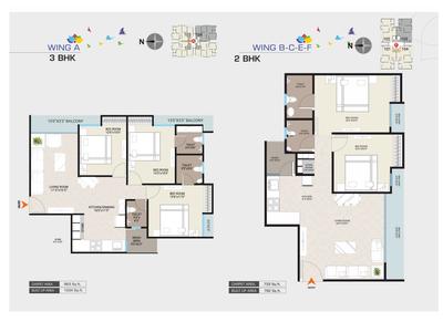 Image of 850 Sq.ft 2 BHK Apartment / Flat for sale in Aditya Orchid, Bhayli, Vadodara for Rs. 3600000