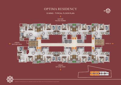 Image of 928 Sq.ft 2 BHK Apartment / Flat for sale in Optima Residency, Kondhwa, Pune for Rs. 6200000