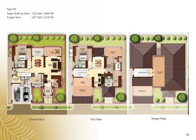 Image of 2809 Sq.ft 3 BHK Villa for sale in Prestige Palm Residences Phase I, Derlakatte, Mangalore for Rs. 19800000