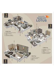 Image of 700 Sq.ft 1 BHK Apartment / Flat for sale in Shree Samarth Swarup Lotus, Wagholi, Pune for Rs. 4000000