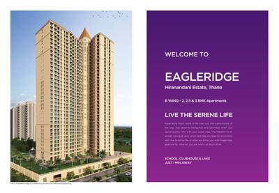 Image of 1100 Sq.ft 2.5 BHK Apartment / Flat for sale in Hiranandani Eagleridge, Hiranandani Estate, Thane for Rs. 28000000