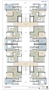Image of 800 Sq.ft 2 BHK Apartment / Flat for sale in Shiven Garnet Block A To F, Morabhagal, Surat for Rs. 5200000