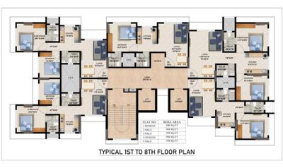 Image of 630 Sq.ft 1.5 BHK Apartment / Flat for sale in Sainath Om Raja, Bhandup West, Mumbai for Rs. 11500000