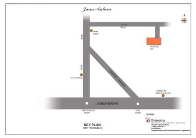 Image of 457 Sq.ft 1 BHK Apartment / Flat for sale in Jain Antara, Peelamedu, Coimbatore for Rs. 3800000