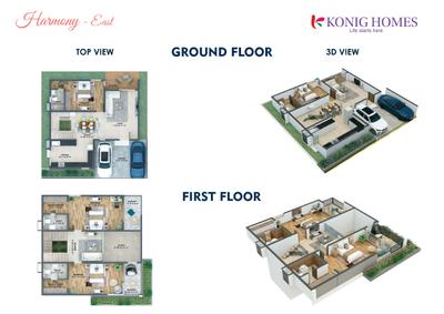 Image of 3200 Sq.ft 4 BHK Villa for sale in Konig Fortune County, Lagumenahalli, Bengaluru for Rs. 33264000
