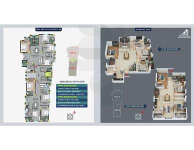 Image of 1632 Sq.ft 4 BHK Apartment / Flat for sale in LN Fusion, Jharapada, Bhubaneswar for Rs. 14319500