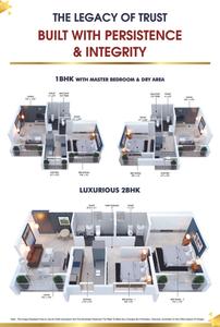 Image of 650 Sq.ft 1 BHK Apartment / Flat for sale in Sangle Trinity, Kalyan West, Kalyan for Rs. 4500000