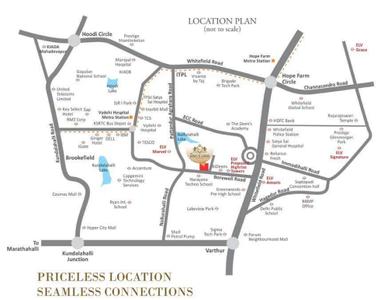 Image of 1122 Sq.ft 2 BHK Apartment / Flat for sale in ELV Kingsland, Whitefield, Bengaluru for Rs. 15600000