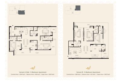 Image of 1400 Sq.ft 2 BHK Apartment / Flat for sale in Sky Vista Evara, Mussoorie Road, Dehradun for Rs. 19128000