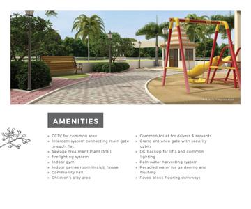 Image of 1501 Sq.ft 3 BHK Apartment / Flat for sale in The Riverside, Bhugaon, Pune for Rs. 11900000