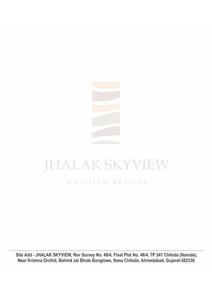 Image of 1908 Sq.ft 3 BHK Apartment / Flat for sale in Dhanvantari Jhalak Skyview, Nana Chiloda, Ahmedabad for Rs. 7000000