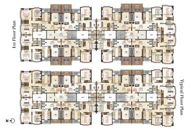 Image of 1083 Sq.ft 2 BHK Apartment / Flat for sale in DBs Empyrean, Gangapur, Nashik for Rs. 6300000