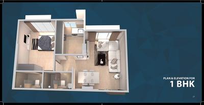 Image of 500 Sq.ft 1 BHK Apartment / Flat for sale in Poddar Spraha Diamond, Chembur, Mumbai for Rs. 12000000