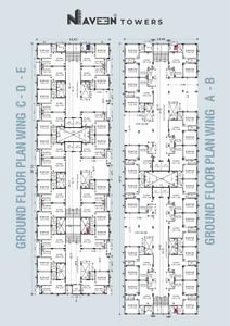 Image of 280 Sq.ft 1 BHK Apartment / Flat for sale in Vaidya Navin Towers, Bhagwatipara, Rajkot for Rs. 1120000