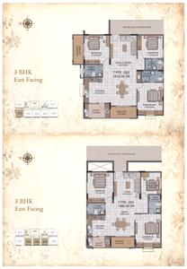 Image of 1325 Sq.ft 2.5 BHK Apartment / Flat for sale in Visalakshi Nagama Serenity, Bileshivale, Bengaluru for Rs. 12776125
