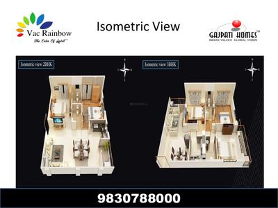 Image of 1268 Sq.ft 3 BHK Apartment / Flat for sale in Vac Rainbow, Mourigram, Howrah for Rs. 6200000