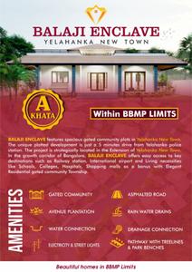 Image of 1090 Sq.ft Residential Plot / Land for sale in Bhuvana Balaji Enclave Phase 2, Anantapura, Bengaluru for Rs. 9500000