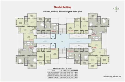 Image of 960 Sq.ft 2 BHK Apartment / Flat for sale in Vainateya Sumeru Vrindavan Srushti, Narhe, Pune for Rs. 6100000
