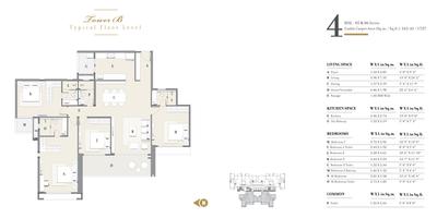 Image of 1800 Sq.ft 3 BHK Apartment / Flat for sale in Kolte Patil 24k Altura Tower D, Baner, Pune for Rs. 15000000