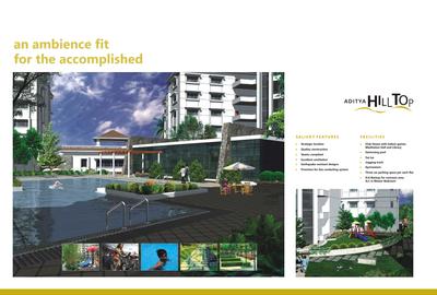 Image of 2225 Sq.ft 3 BHK Apartment / Flat for sale in Aditya Hill Top Residency, Banjara Hills, Hyderabad for Rs. 25000000