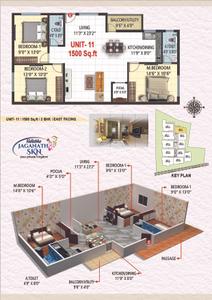 Image of 1925 Sq.ft 3 BHK Apartment / Flat for sale in Sri Jaganath SKN, Subramanyapura, Bengaluru for Rs. 16000000