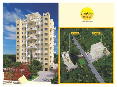 Image of 580 Sq.ft 1 BHK Apartment / Flat for sale in Tricon Sunshine Hills Phase 2, Pisoli, Pune for Rs. 3000000
