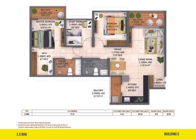 Image of 989 Sq.ft 2 BHK Apartment / Flat for sale in Kolte Patil Life Republic Sector R22 22nd Avenue Atmos Phase I, Hinjawadi, Pune for Rs. 8100000