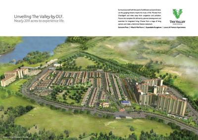 Image of 2430 Sq.ft 3 BHK Builder Floor for sale in DLF The Valley, Amravati Enclave, Panchkula for Rs. 14000000
