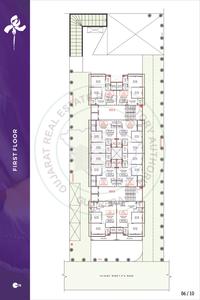Image of 810 Sq.ft 2 BHK Apartment / Flat for sale in Harvy Ideal Iris, Vaishno Devi Circle, Ahmedabad for Rs. 5890000